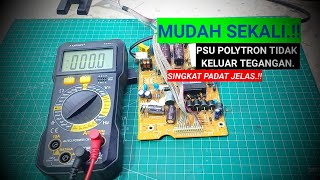 SANGAT MUDAH‼️Perbaikan Psu polytron tidak keluar tegangan [upl. by Delphinia]