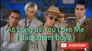 Backstreet Boys Perform As Long As You Love Me Live GMA Concert [upl. by Schou82]