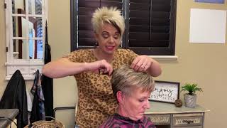 How To Create Volume On Haircuts With Thinning Shears [upl. by Norad252]