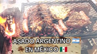 ASADO ARGENTINO en MÉXICO [upl. by Bucella]