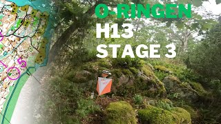 ORINGEN 2024 STAGE 3 Headcam Orienteering H13 Långdistans 41 km [upl. by Kcirrad]