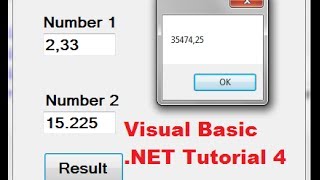 Visual Basic NET Tutorial 4  How to Create a Simple Calculator in Visual Basic [upl. by Ingamar]