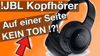 Kein Ton auf einer Seite bei JBL Kopfhoerern Beispiel TUNE 600 btnc [upl. by Jillana]