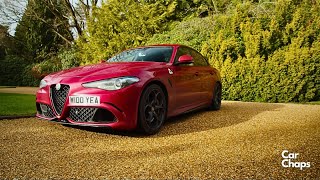 Alfa Romeo Giulia Quadrifoglio  Owners Honest Review  Car Chaps [upl. by Ivana838]