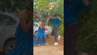 Our dance video Bloopers🤩🤣 comment ur next song for dance😇 danceshorts blackbeescouple shorts [upl. by Anuahsed]