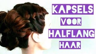 Kapsels voor Halflang Haar  Linda Harmsen [upl. by Assennev]