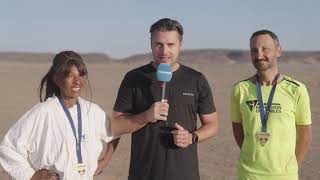 Marathon des sables 2021  7ème étape  le bestof de la semaine [upl. by Dnob]