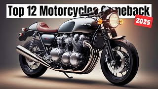 Top 12 Discontinued Motorcycles That Need to Make a Comeback [upl. by Nesnaj870]