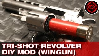 TriShot Revolver Modification WinGun CO2 Taurus Judge Inspired [upl. by Osric]