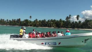 AMAZING BOAT RIDE TO SAONA ISLAND EXCURSION DOMINICAN REPUBLIC [upl. by Ajed489]