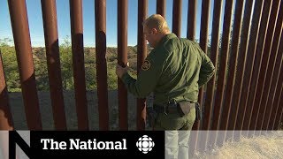 Patrolling the border wall with a US border agent [upl. by Assilev]