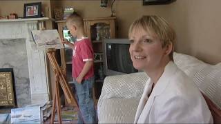 Kieron Williamson  6 year old Artist on ITV News [upl. by Yole]