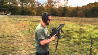 Shooting Machine Guns in Eden VT [upl. by Ahsinuq128]