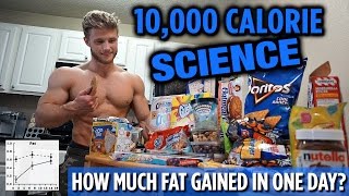 10000 Calorie Challenge SCIENCE Explained  How Much Fat Gained in One Day [upl. by Yerak]