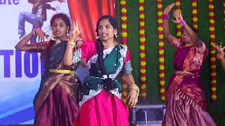 Girls trending fusion dance song  75 republic day 2024  ivl school  The girls dance [upl. by Estren]