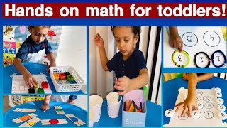 Hands on Math for preschoolers fun and educationalKinesthetic learningby Ruhaan [upl. by Tevis]