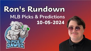 MLB Picks amp Predictions Today 10524  Rons Rundown [upl. by Nosidam868]