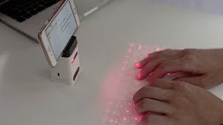 Worlds Most Advanced Laser Projected Keyboard [upl. by Nylireg707]