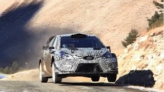 Test Toyota Yaris WRC 2017  Juho Hanninen  Checkpoint Rallye [upl. by Shulins]