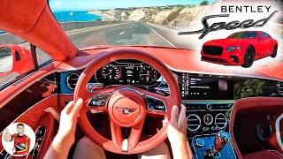 The 2022 Bentley Continental GT Speed is a Quilted Cruise Missile POV Drive Review [upl. by Calvo]