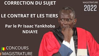 CONCOURS MAGISTRATURE  Droit des contrats CORRECTION DU SUJET [upl. by Eboj888]