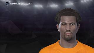 PES 2018 İSTANBUL BAŞAKŞEHIR players face amp hair [upl. by Macleod]