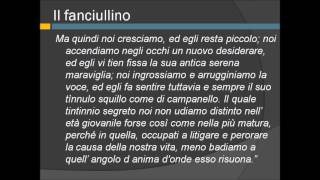 Il fanciullino di Giovanni Pascoli [upl. by Notluf]