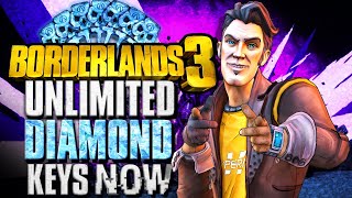 UNLIMITED DIAMOND KEYS Multiple Methods PC amp Console STILL WORKING 2023 Borderlands 3 [upl. by Siravart]