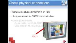 Connecting to a Unitronics Vision Programmable Controller amp Updating the OS [upl. by Shotton]