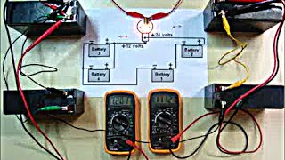 Nikola Tesla 12Volt 4Battery charger circuit impossible DIY [upl. by Gord]