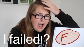 Reacting To My GCSE Results 2018 ACTUALLY FAILEDBeccaLouise [upl. by Riaj562]