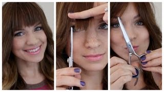 Trim Your Bangs At Home My Tips and Tricks [upl. by Eirrehc]