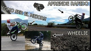 wheelie  aprende a wheeliar tu moto facil y rapido  la mejor manera de wheeliar motos [upl. by Dnomde]