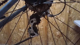 How To Setup And Adjust Rear Derailleur On A Bicycle Bike Blogger [upl. by Trillby]