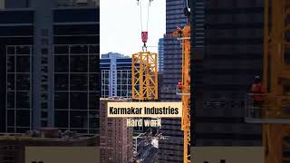 Tower crane operator 🏗💯hightwork machine crane operator trending viral 😱ytshorts 👍youtuber💥🚗 [upl. by Navillus402]