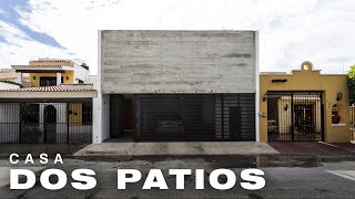 Amplitud e Iluminación en un Terreno Estrecho  Casa Dos Patios [upl. by Jarlen]