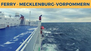 Winter storm over the Baltic Sea 2  Ferry MECKLENBURGVORPOMMERN Stena Line [upl. by Anuayek]