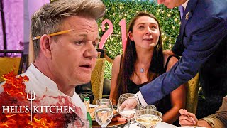 Gordons Daughter Megan Sends Back Her Birthday Meal  Hells Kitchen [upl. by Nytsirk705]