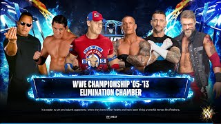 WWE Spinner Championship In Elimination Chamber  WWE 2k24 [upl. by Nelhsa422]