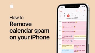 How to remove calendar spam on your iPhone — Apple Support [upl. by Llevart]