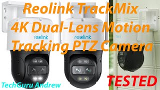 Reolink TrackMix 4K DualLens Motion Tracking PTZ Camera [upl. by Bryon]