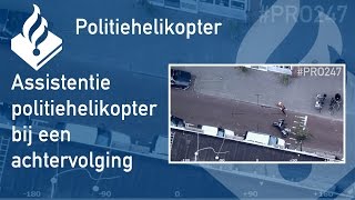 Politie PRO247 Assistentie politiehelikopter bij een achtervolging [upl. by Currey]