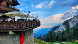 Poiana Brașov  Yager Chalet  Vârful Postăvaru ⛰️🇷🇴🚠🍸 [upl. by Claudetta]