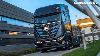 Nikola startet erste Testfahrten 🤫 Streng geheime Prototypen bei Iveco  eurotransportTV [upl. by Airehc]