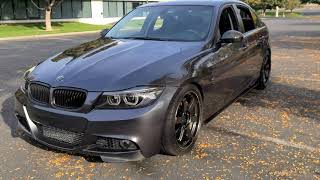 740 HP  BMW 335i N54 Single Turbo  WALK AROUND POV [upl. by Nrev]