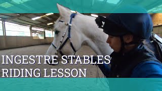 A riding lesson at Ingestre Stables  Vlog 217  Beth Endurance [upl. by Korwin401]