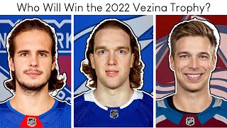 Who Will Win the 20212022 Vezina Trophy 20212022 Vezina Trophy OddsCandidatesPredictions [upl. by Charpentier]