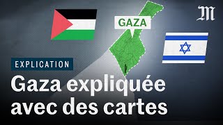 Gaza Israël Palestine  comprendre la situation en cartes [upl. by Sloan560]