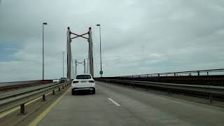 Puente Zárate Brazo Largo  Entre Ríos  Buenos Aires Argentina Vista auto car view [upl. by Izabel]