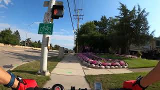 SchaumburgBusse Woods Evening Ride  August 12 2024  Schaumburg IL  GoPro 4K60 Road Bike Cam [upl. by Leaffar84]